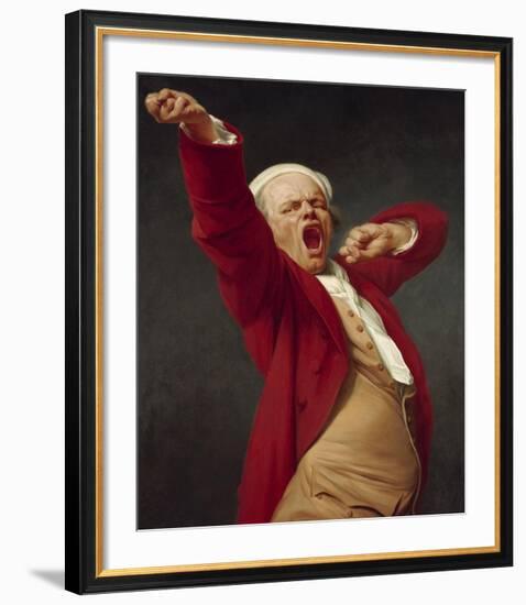 Self-Portrait, Yawning-Joseph Ducreux-Framed Art Print