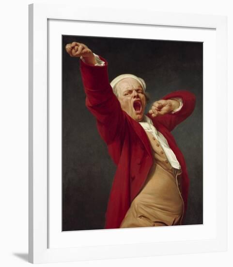 Self-Portrait, Yawning-Joseph Ducreux-Framed Art Print