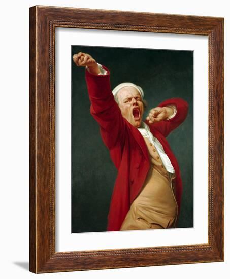 Self-Portrait, Yawning-Joseph Ducreux-Framed Giclee Print