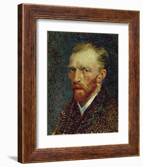 Self-Portrait-Vincent van Gogh-Framed Art Print