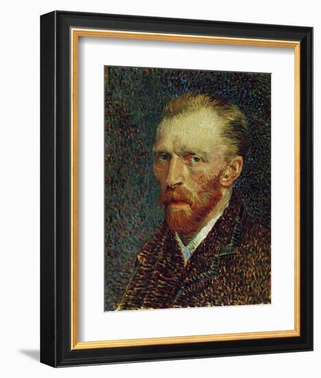 Self-Portrait-Vincent van Gogh-Framed Art Print