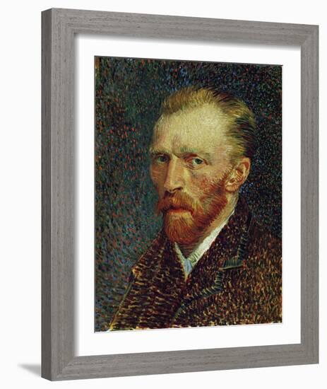 Self-Portrait-Vincent van Gogh-Framed Art Print