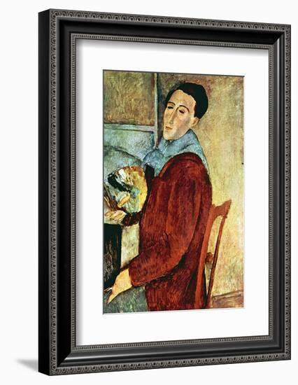 Self Portrait-Amedeo Modigliani-Framed Art Print