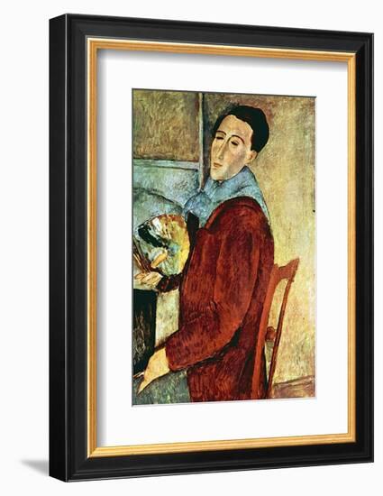 Self Portrait-Amedeo Modigliani-Framed Art Print