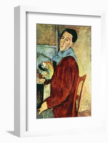 Self Portrait-Amedeo Modigliani-Framed Art Print