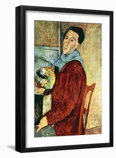 Self Portrait-Amedeo Modigliani-Framed Art Print