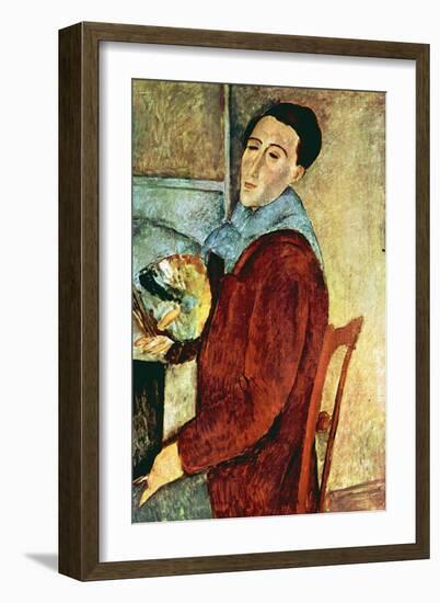 Self Portrait-Amedeo Modigliani-Framed Art Print