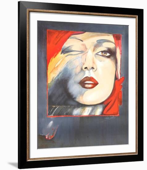 Self Portrait-Helene Guetary-Framed Limited Edition