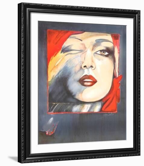 Self Portrait-Helene Guetary-Framed Limited Edition