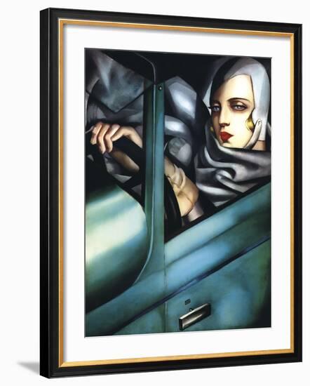 Self Portrait-Tamara de Lempicka-Framed Giclee Print