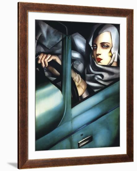 Self Portrait-Tamara de Lempicka-Framed Giclee Print