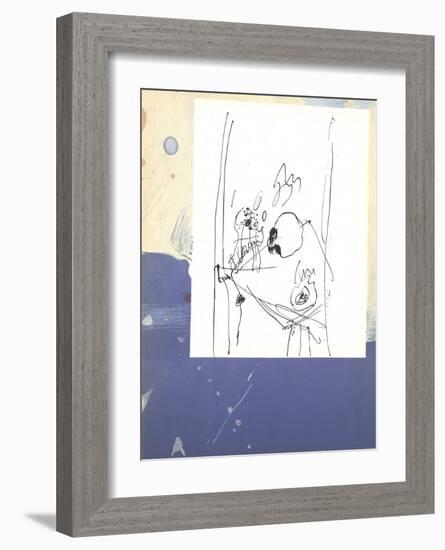 Self Portrait-Paul Rebeyrolle-Framed Premium Edition