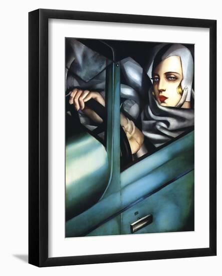 Self Portrait-Tamara de Lempicka-Framed Giclee Print