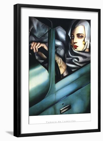 Self Portrait-Tamara de Lempicka-Framed Art Print