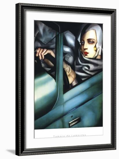 Self Portrait-Tamara de Lempicka-Framed Art Print