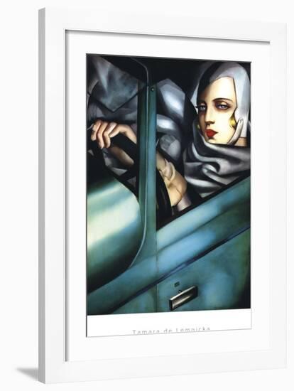 Self Portrait-Tamara de Lempicka-Framed Art Print