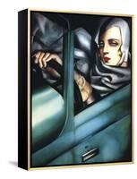 Self Portrait-Tamara de Lempicka-Framed Stretched Canvas