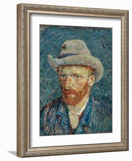 Self Portrait-Vincent van Gogh-Framed Giclee Print