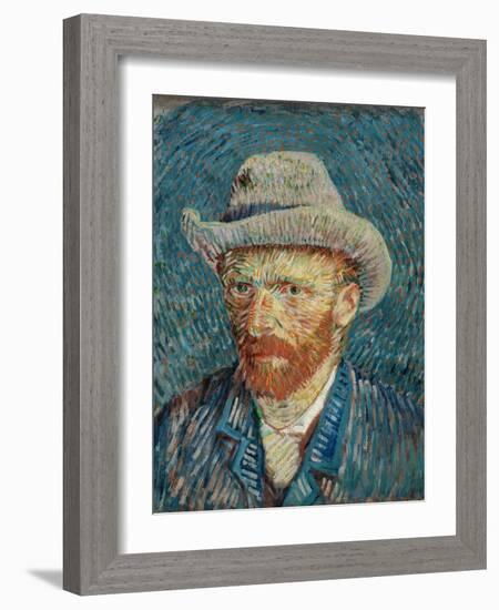 Self Portrait-Vincent van Gogh-Framed Giclee Print