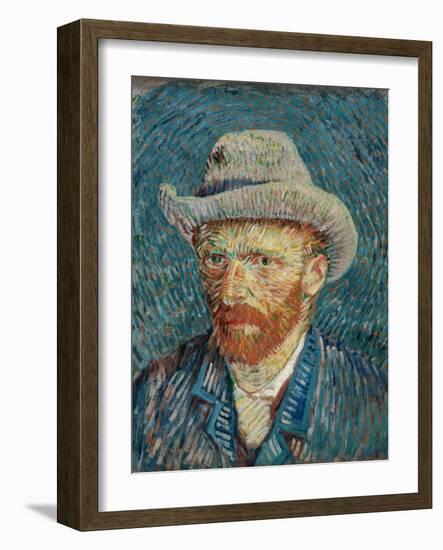 Self Portrait-Vincent van Gogh-Framed Giclee Print