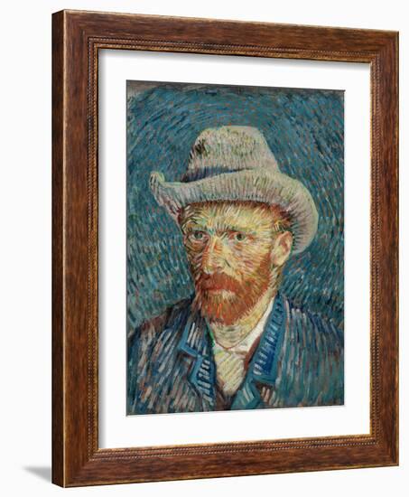 Self Portrait-Vincent van Gogh-Framed Giclee Print