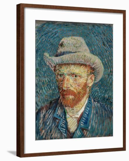 Self Portrait-Vincent van Gogh-Framed Giclee Print