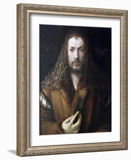 Self Portrait-Albrecht Dürer-Framed Giclee Print