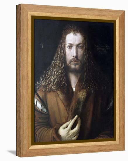 Self Portrait-Albrecht Dürer-Framed Premier Image Canvas