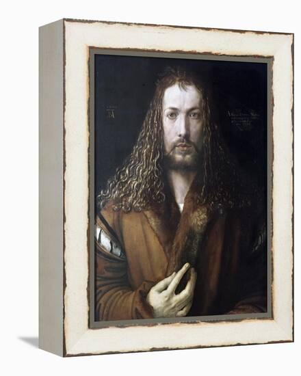 Self Portrait-Albrecht Dürer-Framed Premier Image Canvas