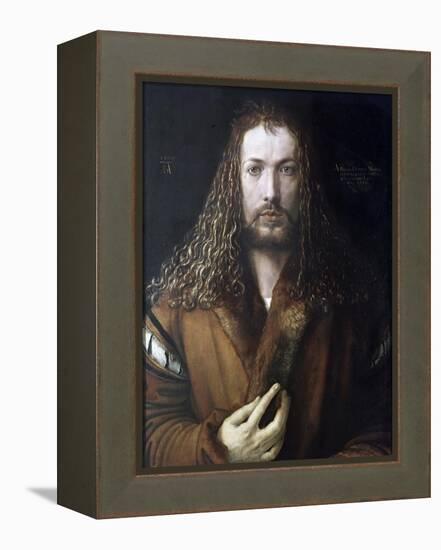 Self Portrait-Albrecht Dürer-Framed Premier Image Canvas