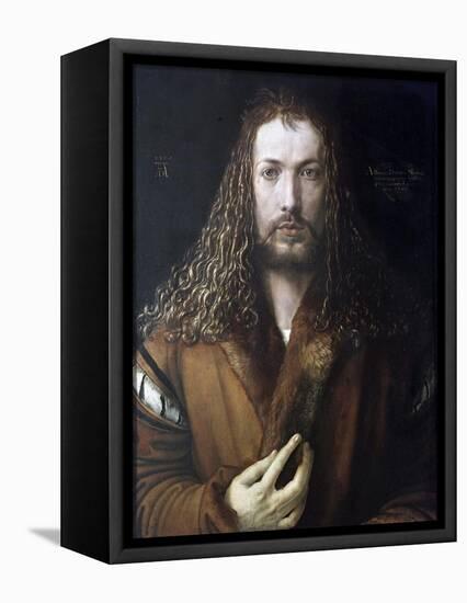 Self Portrait-Albrecht Dürer-Framed Premier Image Canvas