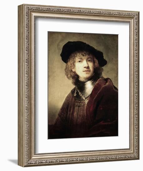 Self Portrait-Rembrandt van Rijn-Framed Giclee Print