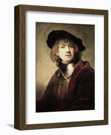 Self Portrait-Rembrandt van Rijn-Framed Giclee Print