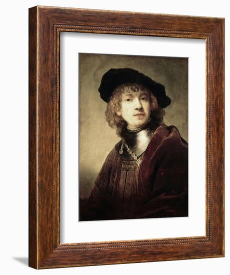 Self Portrait-Rembrandt van Rijn-Framed Giclee Print