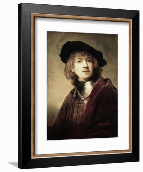 Self Portrait-Rembrandt van Rijn-Framed Giclee Print