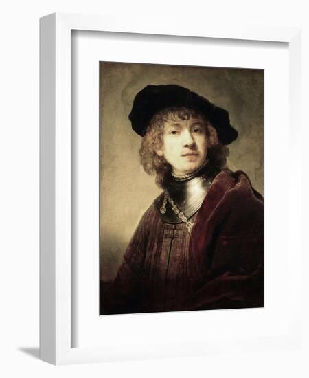 Self Portrait-Rembrandt van Rijn-Framed Giclee Print