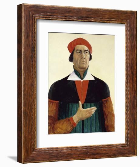 Self Portrait-Kasimir Malevich-Framed Giclee Print