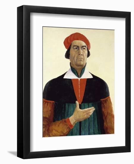 Self Portrait-Kasimir Malevich-Framed Giclee Print