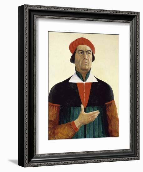 Self Portrait-Kasimir Malevich-Framed Giclee Print