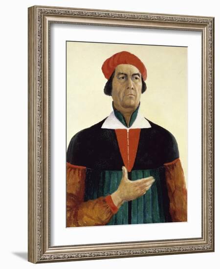 Self Portrait-Kasimir Malevich-Framed Giclee Print