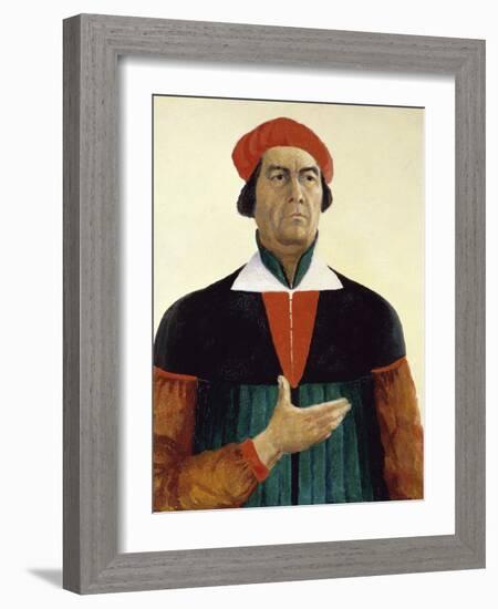 Self Portrait-Kasimir Malevich-Framed Giclee Print
