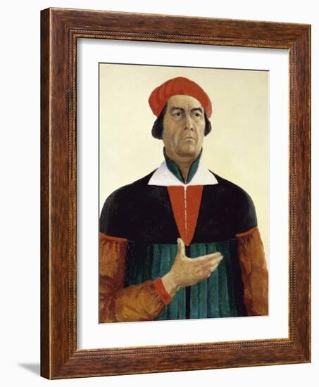 Self Portrait-Kasimir Malevich-Framed Giclee Print