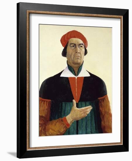 Self Portrait-Kasimir Malevich-Framed Giclee Print