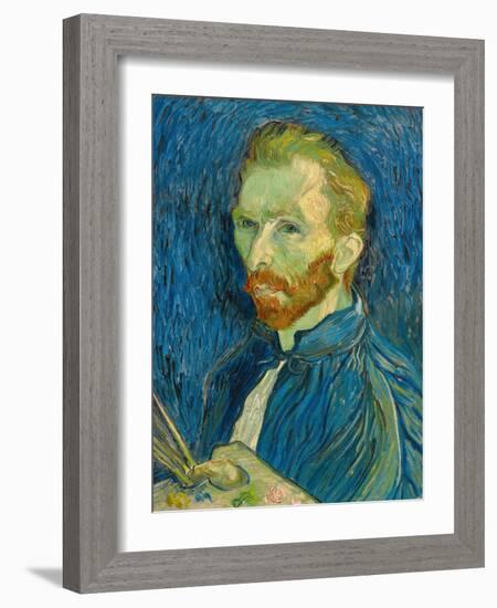 Self Portrait-Vincent van Gogh-Framed Giclee Print