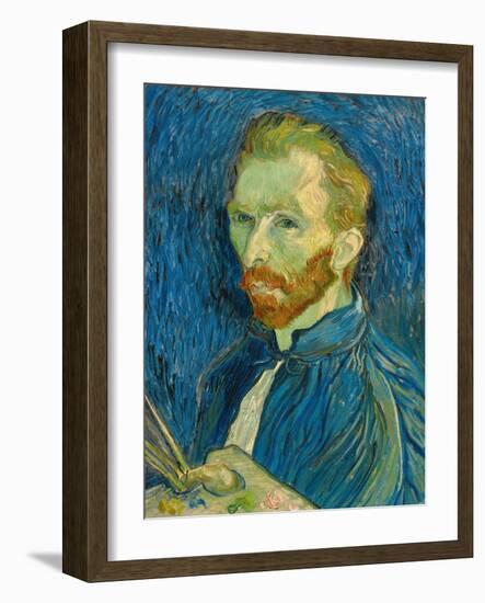 Self Portrait-Vincent van Gogh-Framed Giclee Print