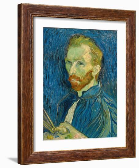 Self Portrait-Vincent van Gogh-Framed Giclee Print