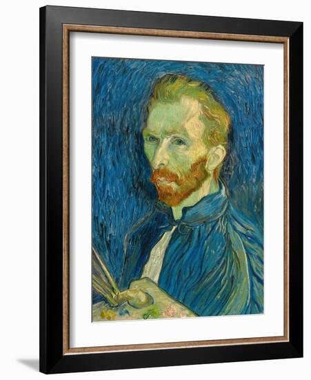 Self Portrait-Vincent van Gogh-Framed Giclee Print