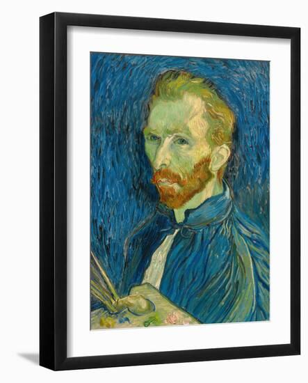 Self Portrait-Vincent van Gogh-Framed Giclee Print