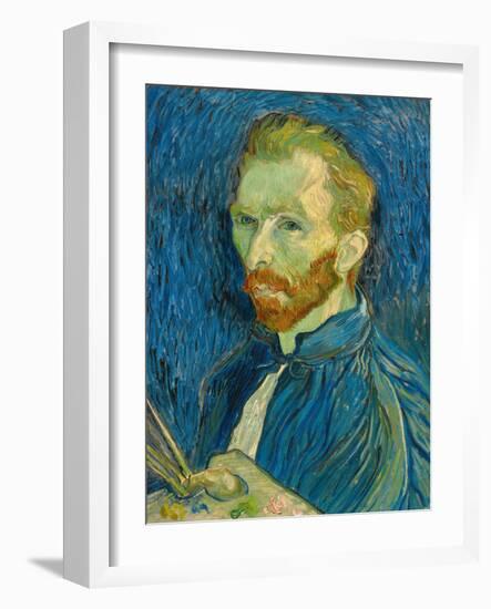 Self Portrait-Vincent van Gogh-Framed Giclee Print