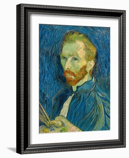 Self Portrait-Vincent van Gogh-Framed Giclee Print